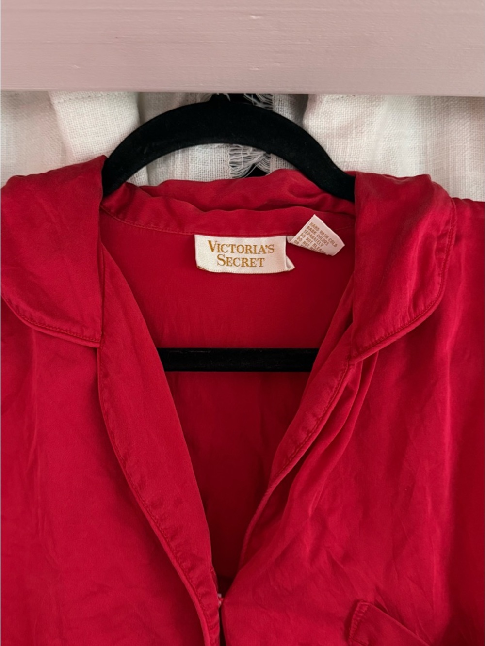 Vintage Victoria’s Secret Gold Label 100% Silk Pajama Set - SMALL